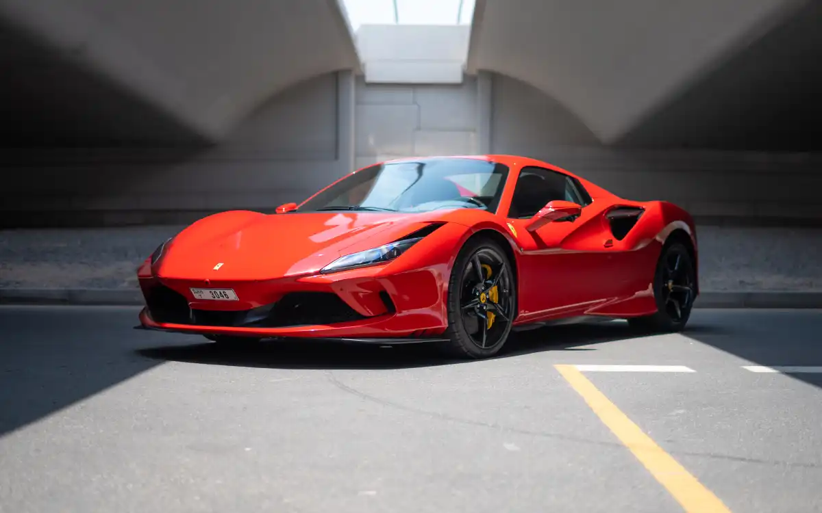 Rent Ferrari F8 Tributo Spider in Dubai
