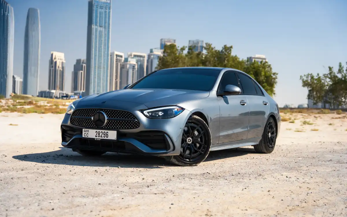 Rent Mercedes C200 in Dubai
