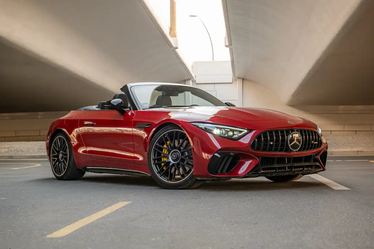 Rent Mercedes SL63 AMG in Dubai